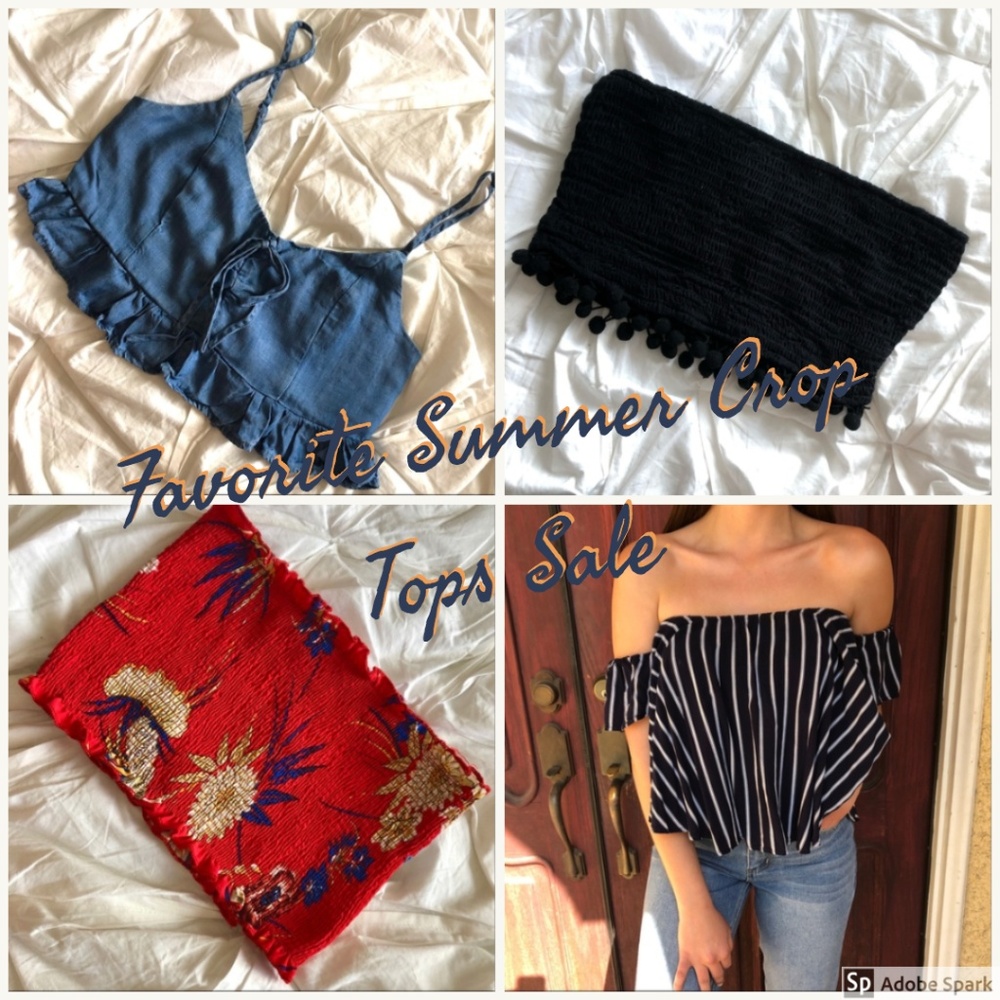 crop top SALE! 🤩